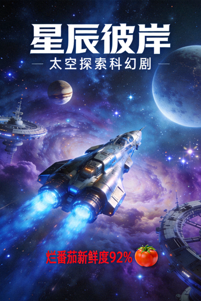 美剧《星辰彼岸》海报 - 太空探索科幻剧，烂番茄新鲜度92%
